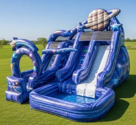 T8-8701 Space Theme Inflatable Water Slide