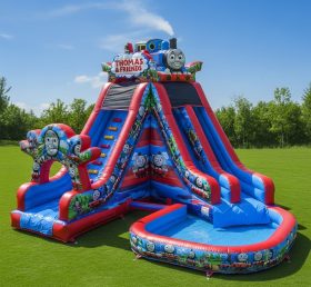 T8-8722 Thomas & Friends Theme Inflatable Water Slide