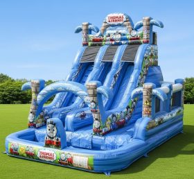 T8-8723 Thomas & Friends Theme Inflatable Water Slide