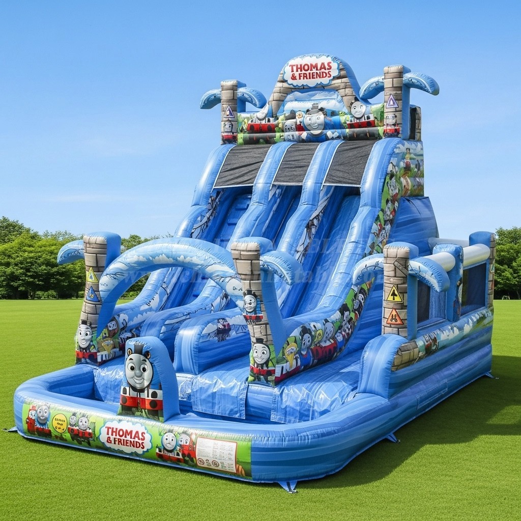 T8-8723 Thomas & Friends Theme Inflatable Water Slide