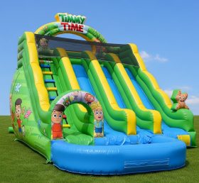 T8-8564 Timmy Time Theme Inflatable Water Slide