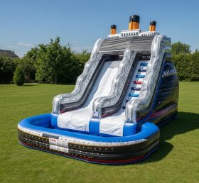 T8-8568 Titanic Theme Inflatable Water Slide