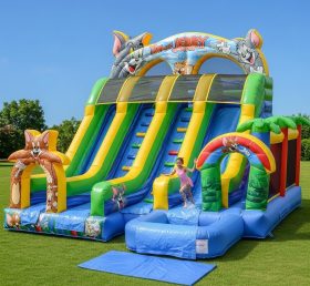 T8-8570 Tom And Jerry Theme Inflatable Water Slide