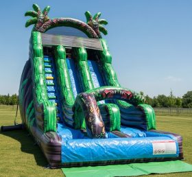 T8-8571 Toxic Theme Inflatable Water Slide