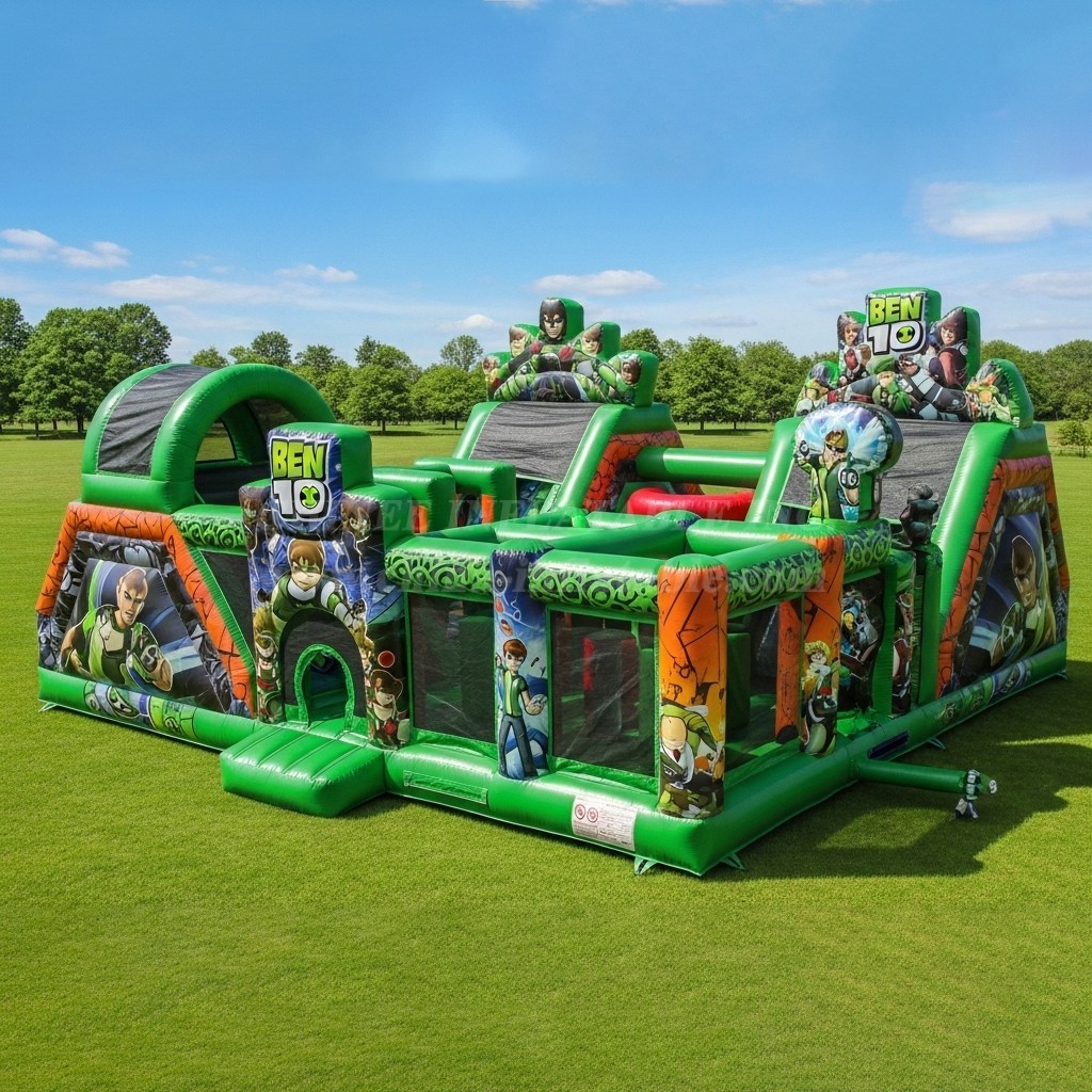 T6-6143 Ben 10 Inflatable Playground