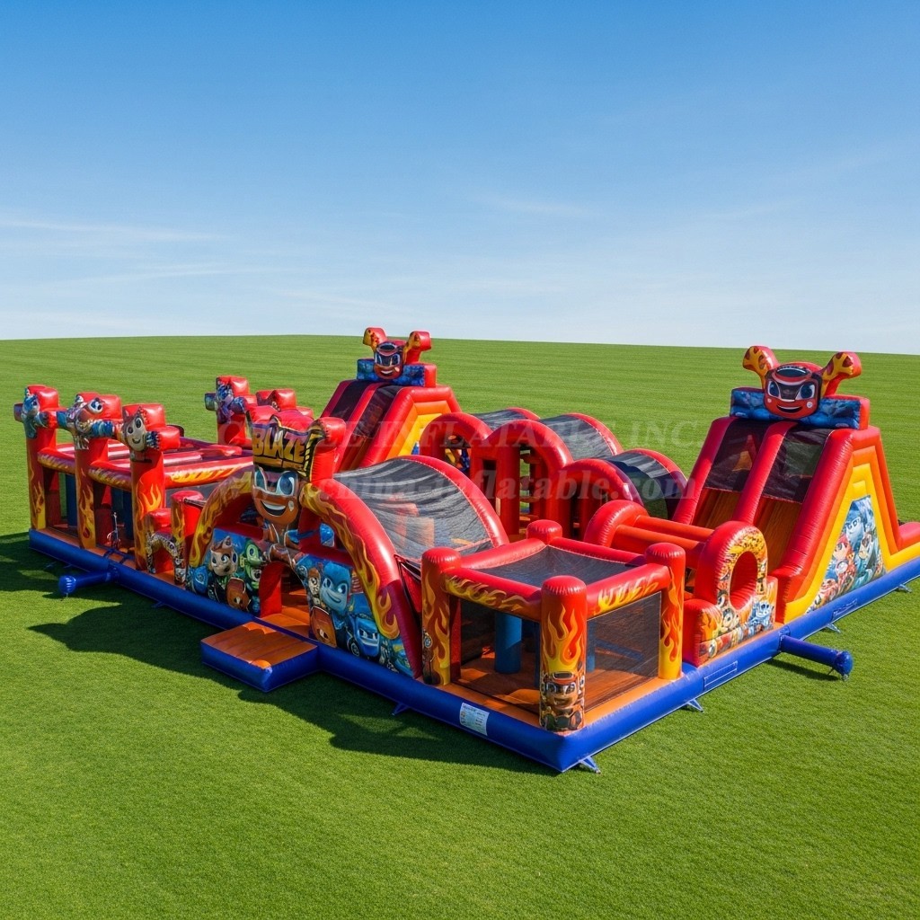 T6-6145 Blaze Monster Inflatable Playground