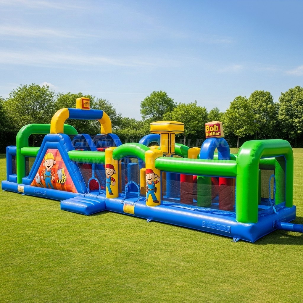 T7-3606 Bob The Builder Inflatable Obstacle Courses