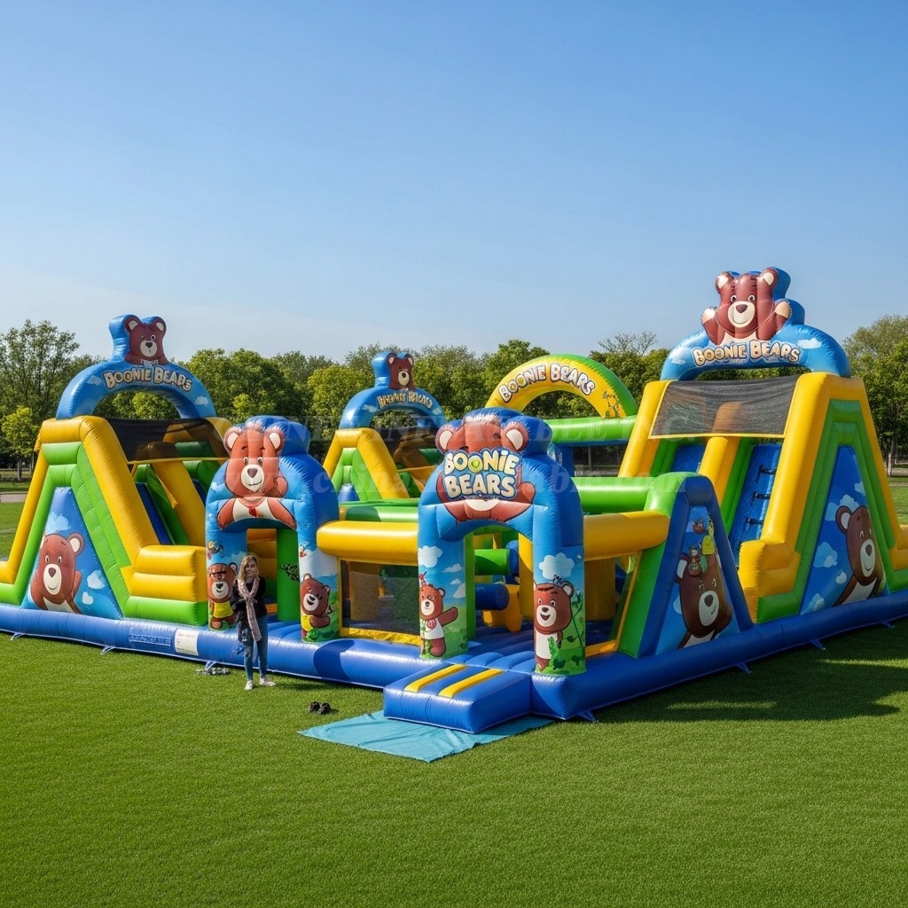 T6-6148 Boonie Bears Inflatable Playground
