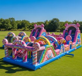 T6-6149 Candy Inflatable Playground