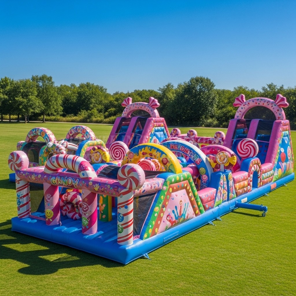 T6-6149 Candy Inflatable Playground