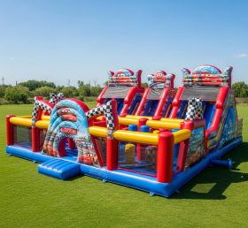 T6-6150 Cars Inflatable Playground