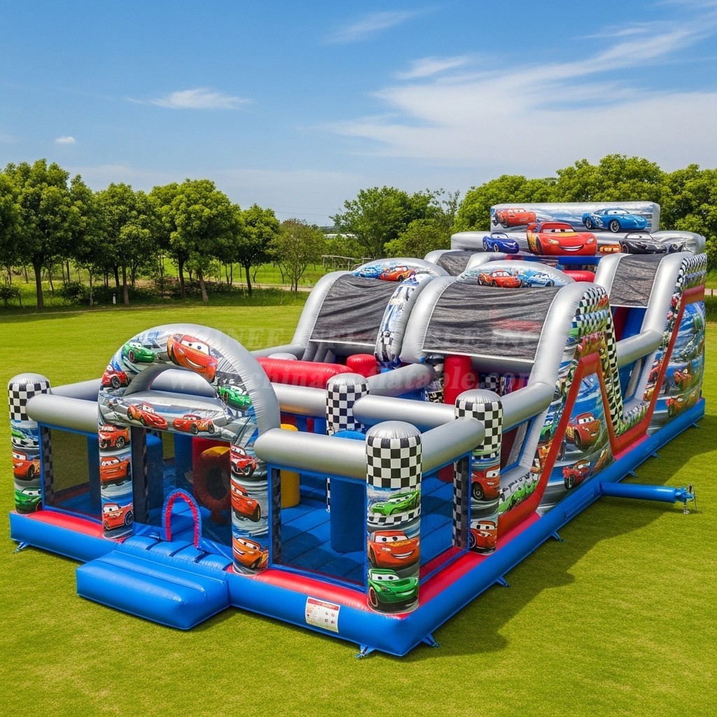 T6-6151 Cars Inflatable Playground