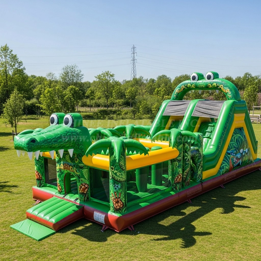 T7-3610 Crocodile Inflatable Obstacle Courses