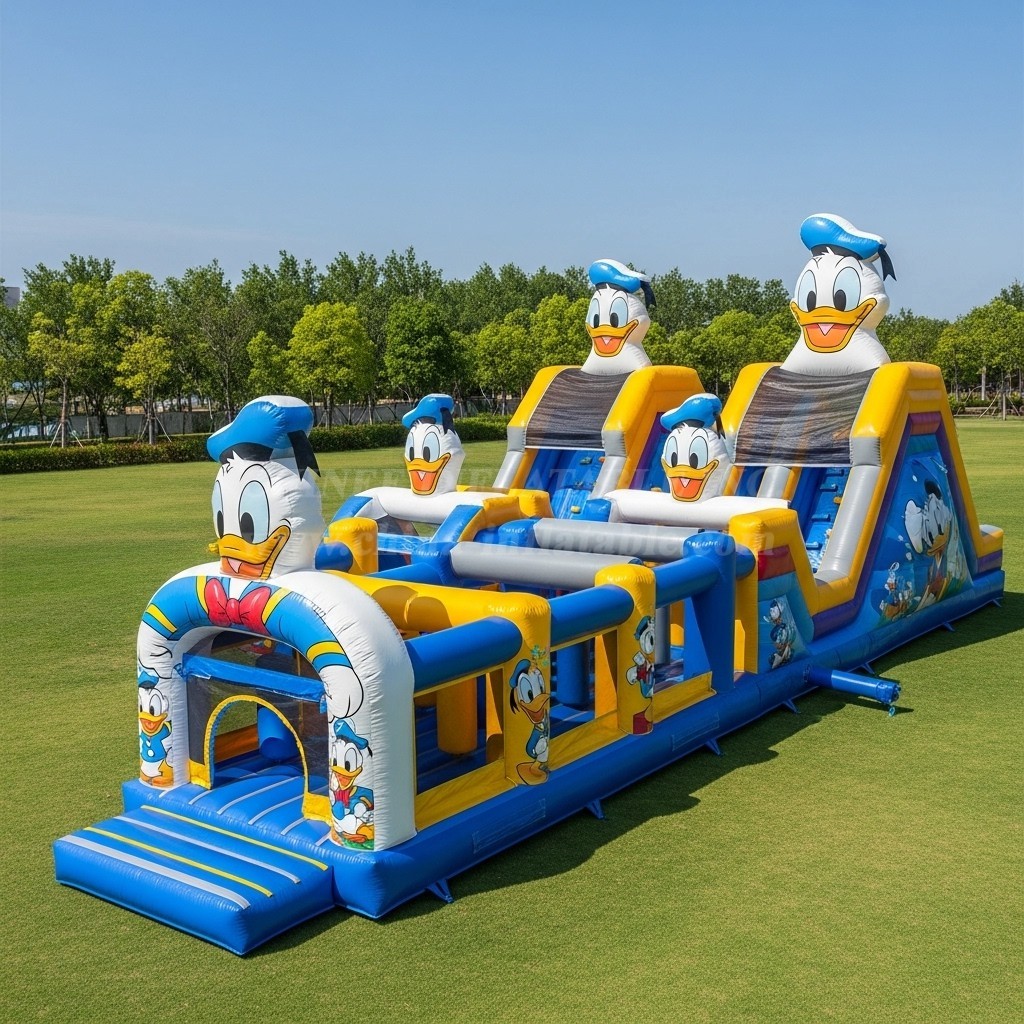 T7-3613 Donald Duck Inflatable Obstacle Courses