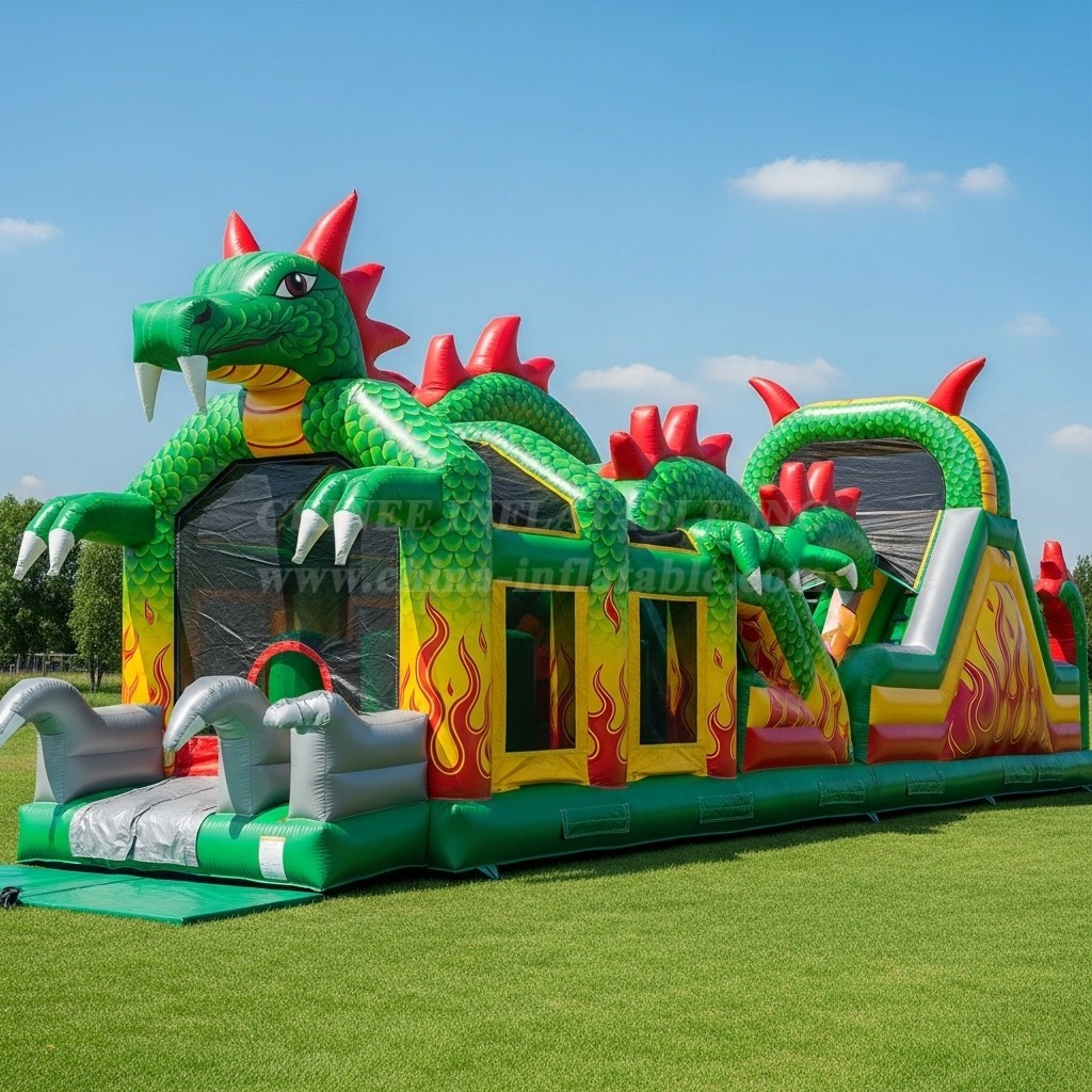 T7-3616 Dragon Inflatable Obstacle Courses