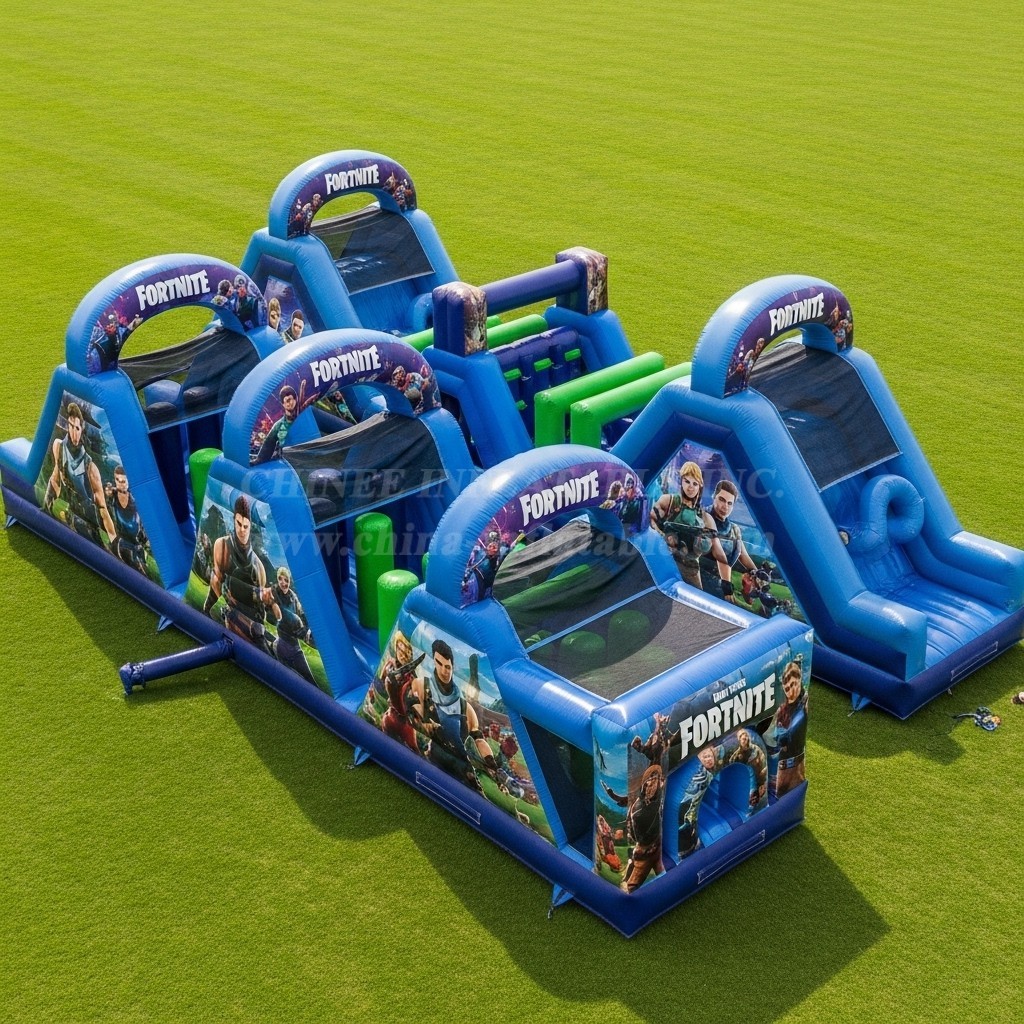 T7-3622 Fortnite Inflatable Obstacle Courses
