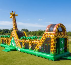 T7-3623 Giraffe Inflatable Obstacle Courses