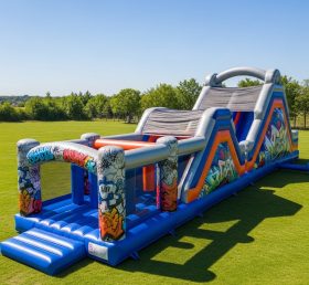 T7-3625 Graffiti Inflatable Obstacle Courses