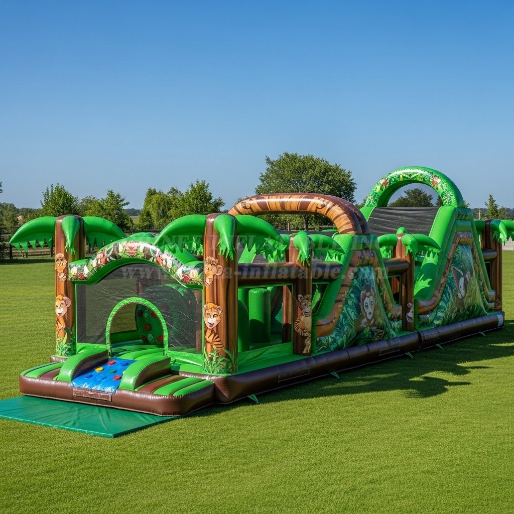 T7-3688 Jungle Theme Obstacle Courses