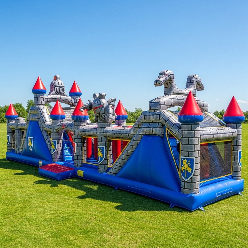 T7-3629 Knight Inflatable Obstacle Courses
