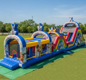 T7-3631 Looney Tunes Inflatable Obstacle Courses