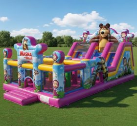 T6-6183 Masha And The Bear Inflatable Playground