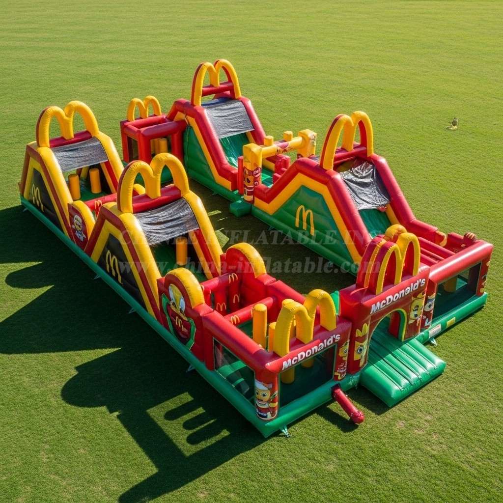 T7-3632 Mcdonald Inflatable Obstacle Courses