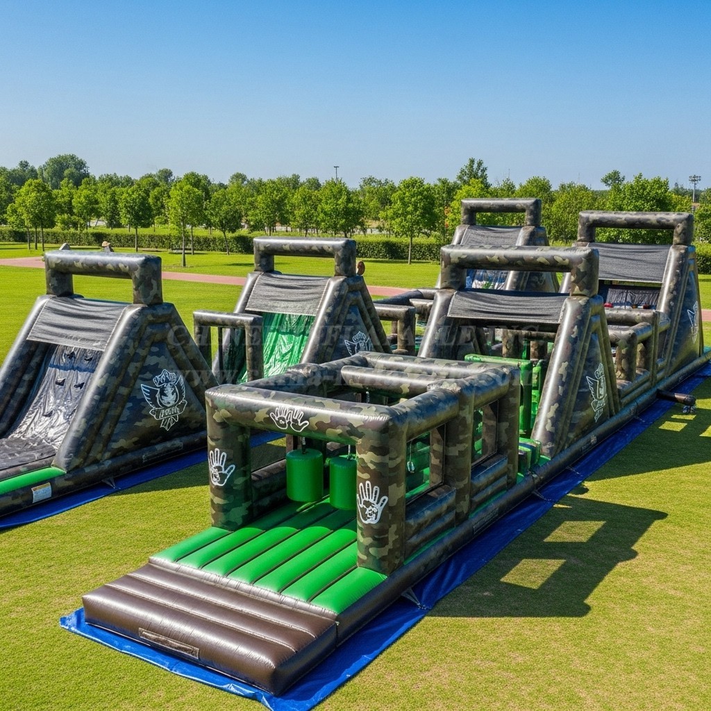 T7-3635 Military Style Inflatable Obstacle Courses