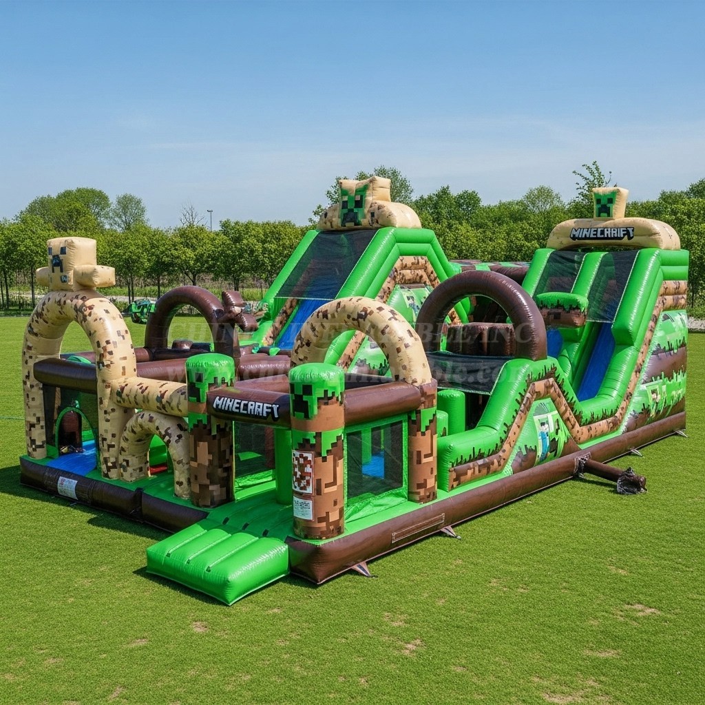 T6-6188 Minecraft Inflatable Playground
