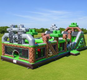 T7-3636 Minecraft Inflatable Obstacle Courses