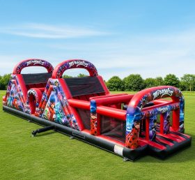 T7-3637 Miraculous Ladybug Inflatable Obstacle Courses