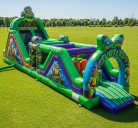 T7-3644 Ninja Turtles Inflatable Obstacle Courses