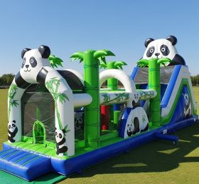 T7-3647 Panda Inflatable Obstacle Courses
