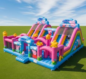 T6-6198 Peppa Pig Inflatable Playground