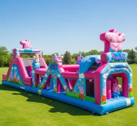 T7-3649 Peppa Pig Inflatable Obstacle Courses