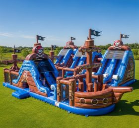 T6-6200 Pirates Inflatable Playground