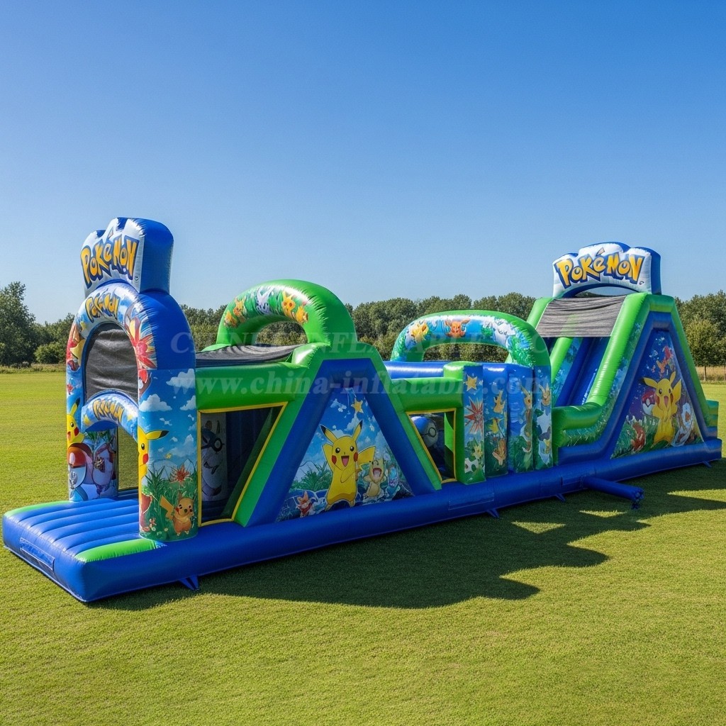 T7-3653 Pokemon Inflatable Obstacle Courses