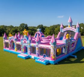T6-6204 Princess Parties Inflatable Playground