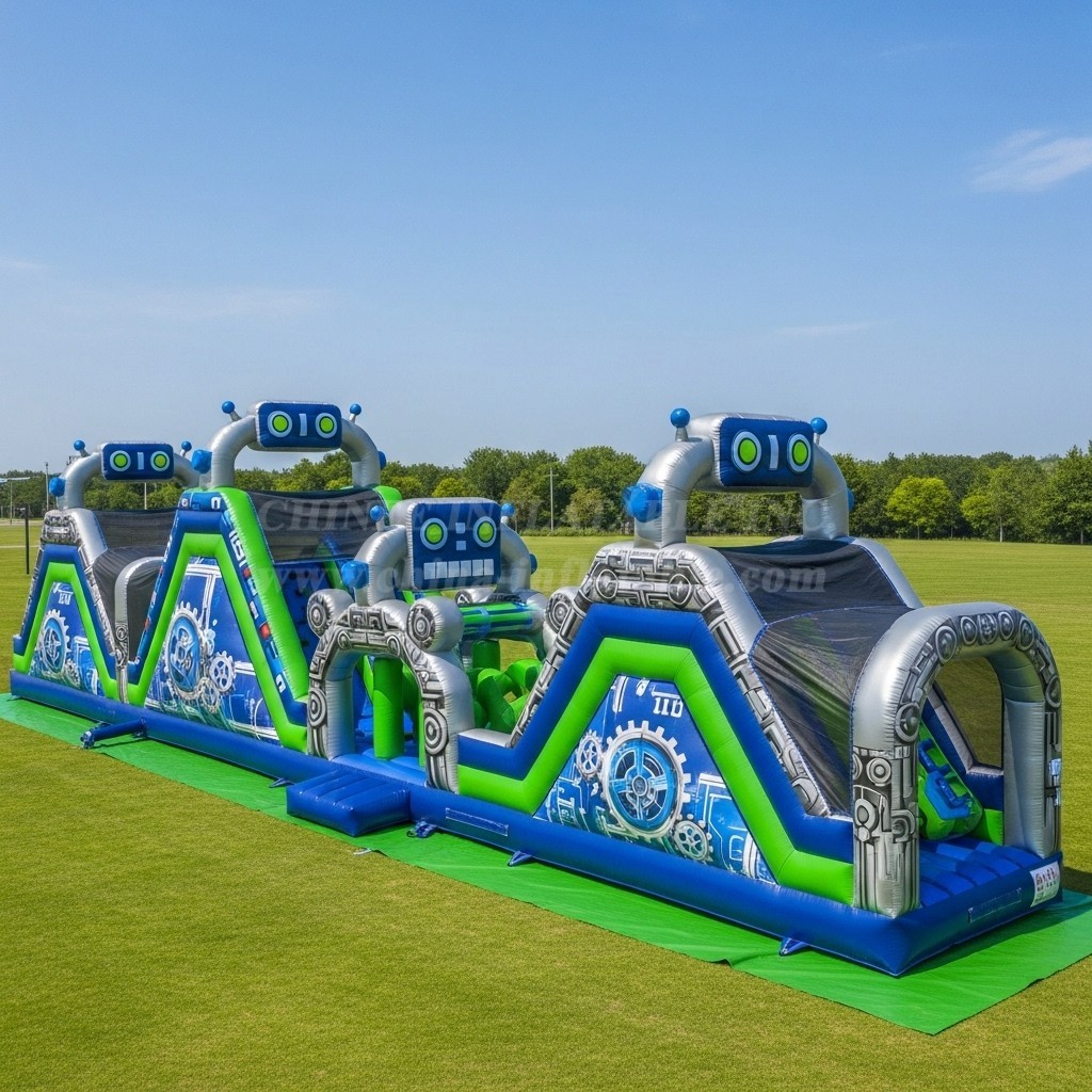 T7-3659 Robot Inflatable Obstacle Courses