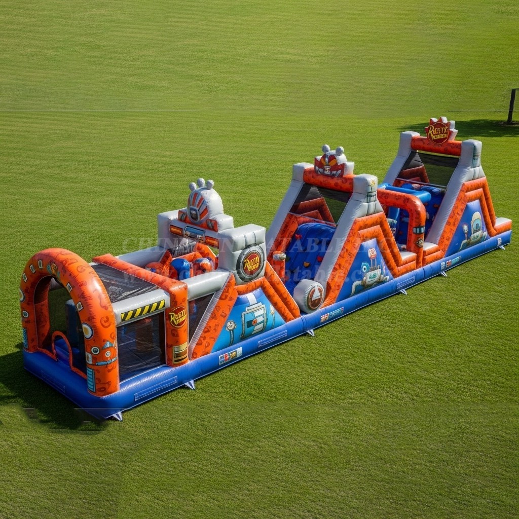 T7-3662 Rusty Rivets Inflatable Obstacle Courses