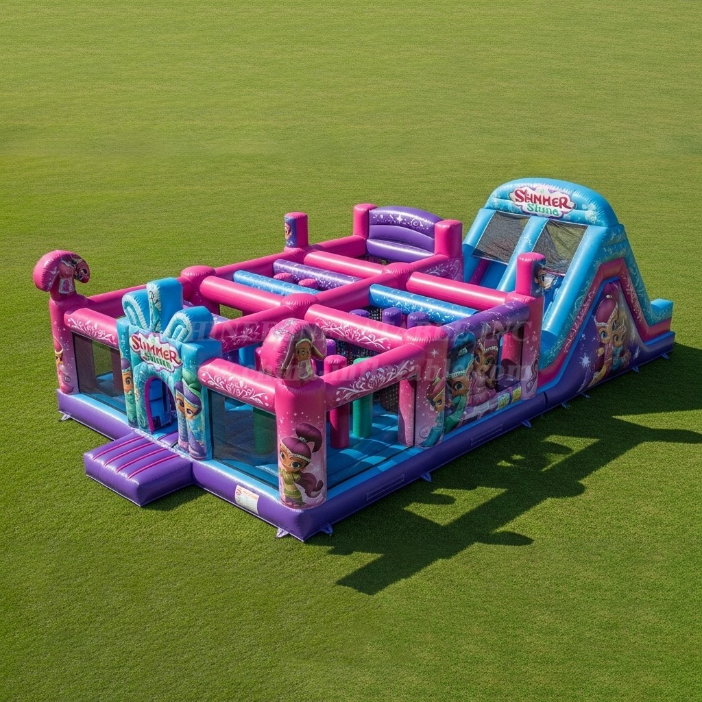 T6-6209 Shimmer & Shine Inflatable Playground
