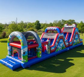 T7-3665 Snoopy Inflatable Obstacle Courses