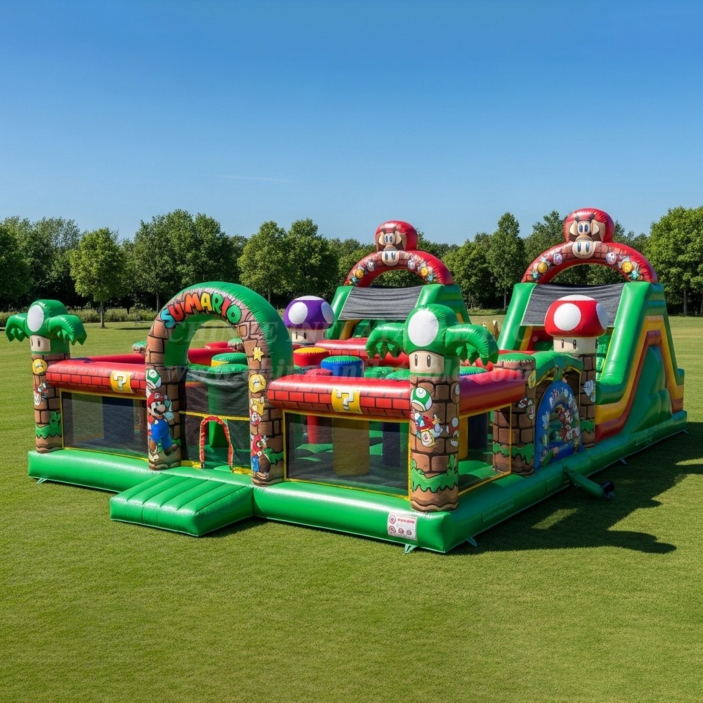 T6-6218 Super Mario Inflatable Playground