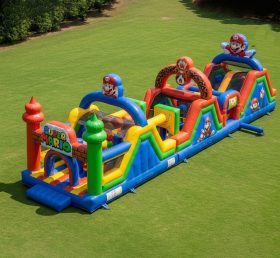 T7-3671 Super Mario Inflatable Obstacle Courses