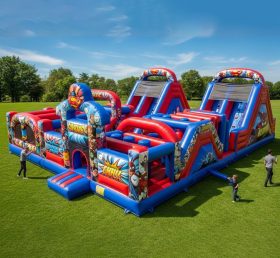 T6-6216 Superhero Inflatable Playground