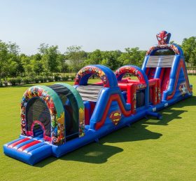 T7-3670 Superhero Inflatable Obstacle Courses