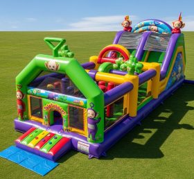 T7-3672 Teletubbies Inflatable Obstacle Courses