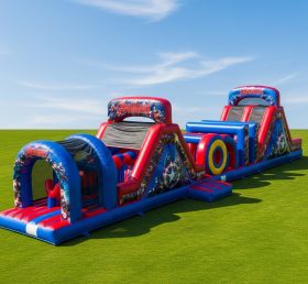 T7-3673 The Avengers Inflatable Obstacle Courses