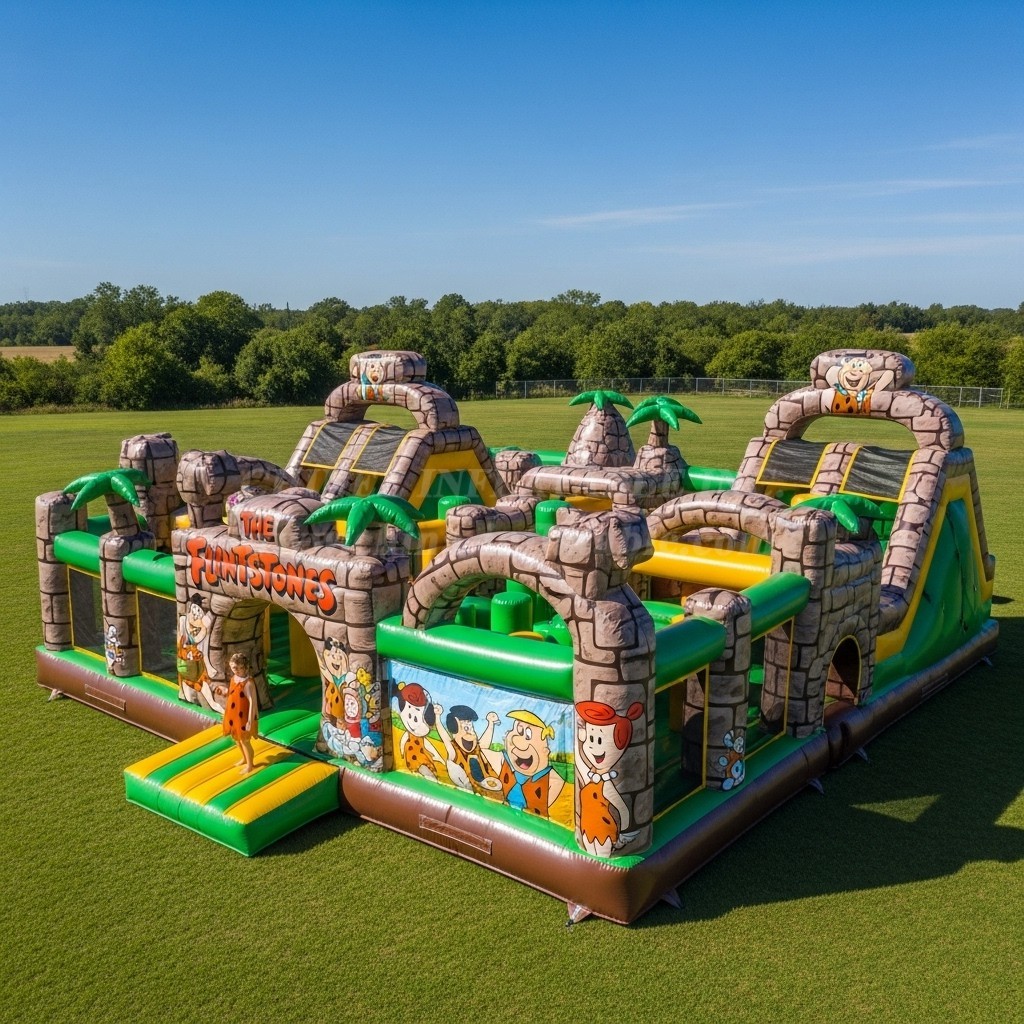 T6-6221 The Flintstones Inflatable Playground