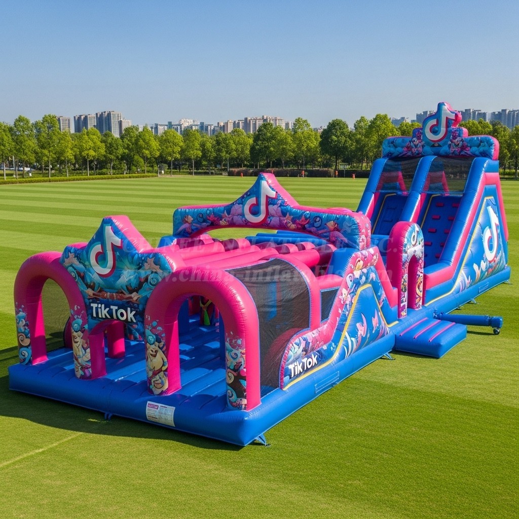 T7-3678 Tiktok Inflatable Obstacle Courses